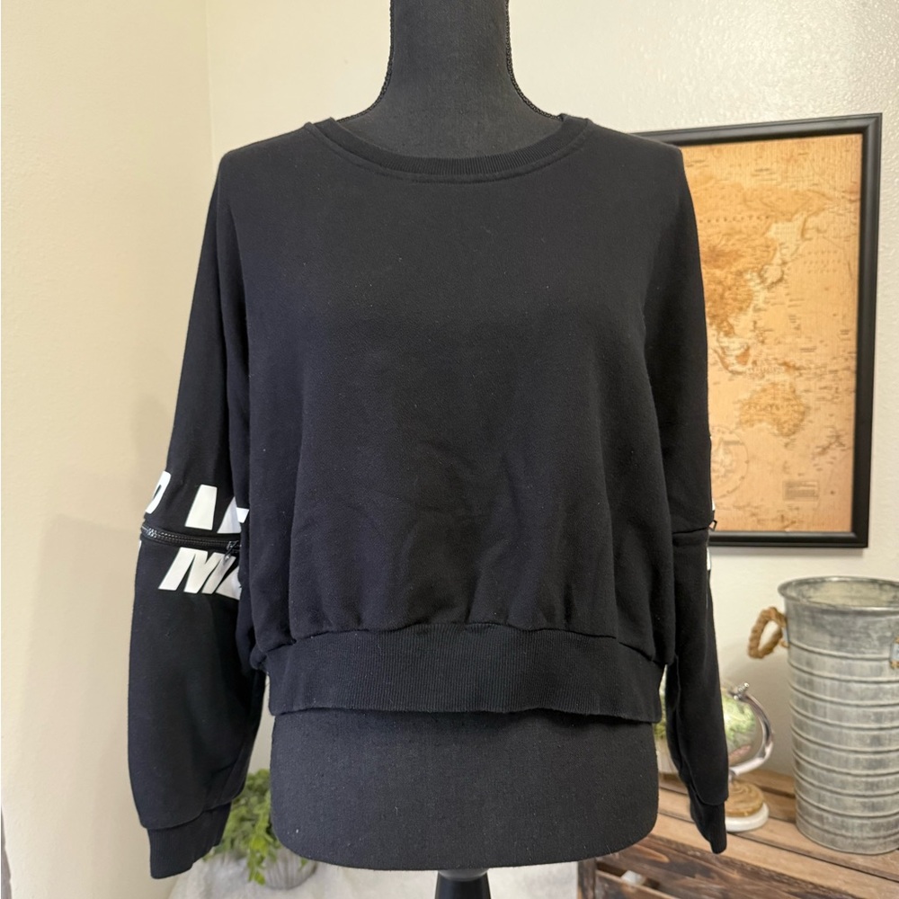 Only True Streetwear cropped dolman sweatshirt